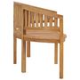Voir la diapositive 5 : VIDAXL Banc de jardin en forme de banane 180 cm bois de teck solide