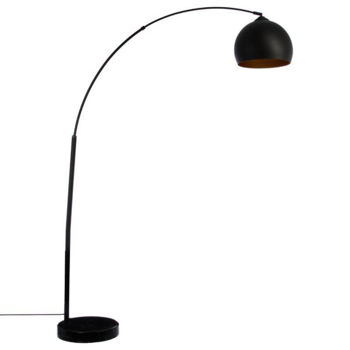 ATMOSPHERA Lampadaire Noir en métal Hauteur 175 cm Atmosphera