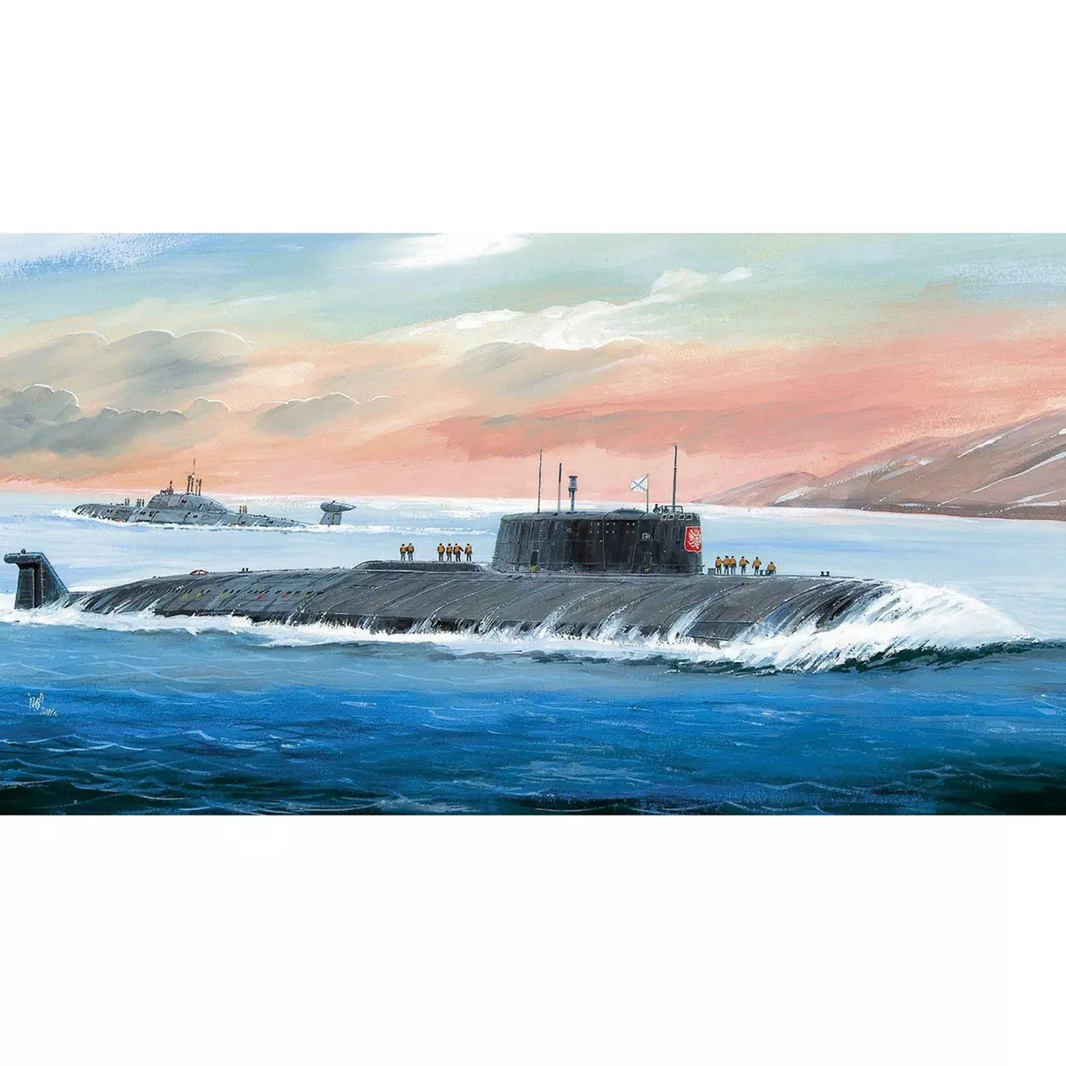 Zvezda Maquette Sous-marin nucléaire Kursk
