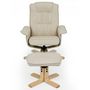 Voir la diapositive 4 : Fauteuil Relax CHARLY Beige