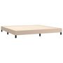 Voir la diapositive 5 : VIDAXL Sommier a lattes de lit avec matelas LED Cappuccino 200x200 cm