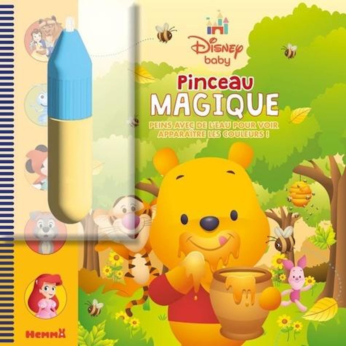 PINCEAU MAGIQUE DISNEY BABY (WINNIE). PEINS AVEC DE L'EAU POUR VOIR APPARAITRE LES COULEURS ! AVEC 1 PINCEAU A EAU, Disney Baby