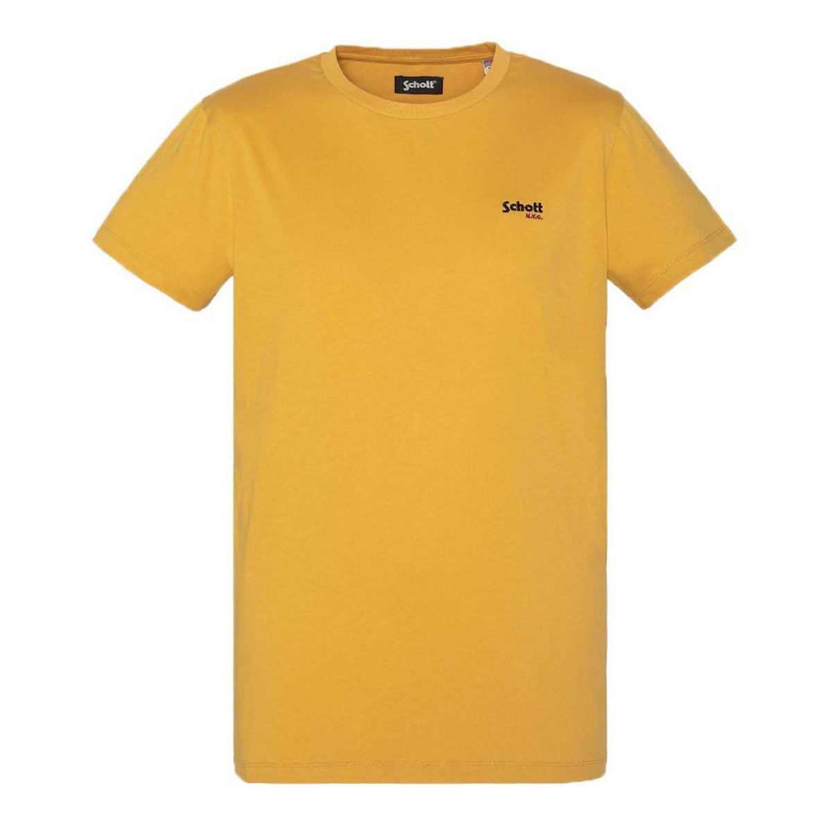Schott T-Shirt Jaune Homme Schott Brode