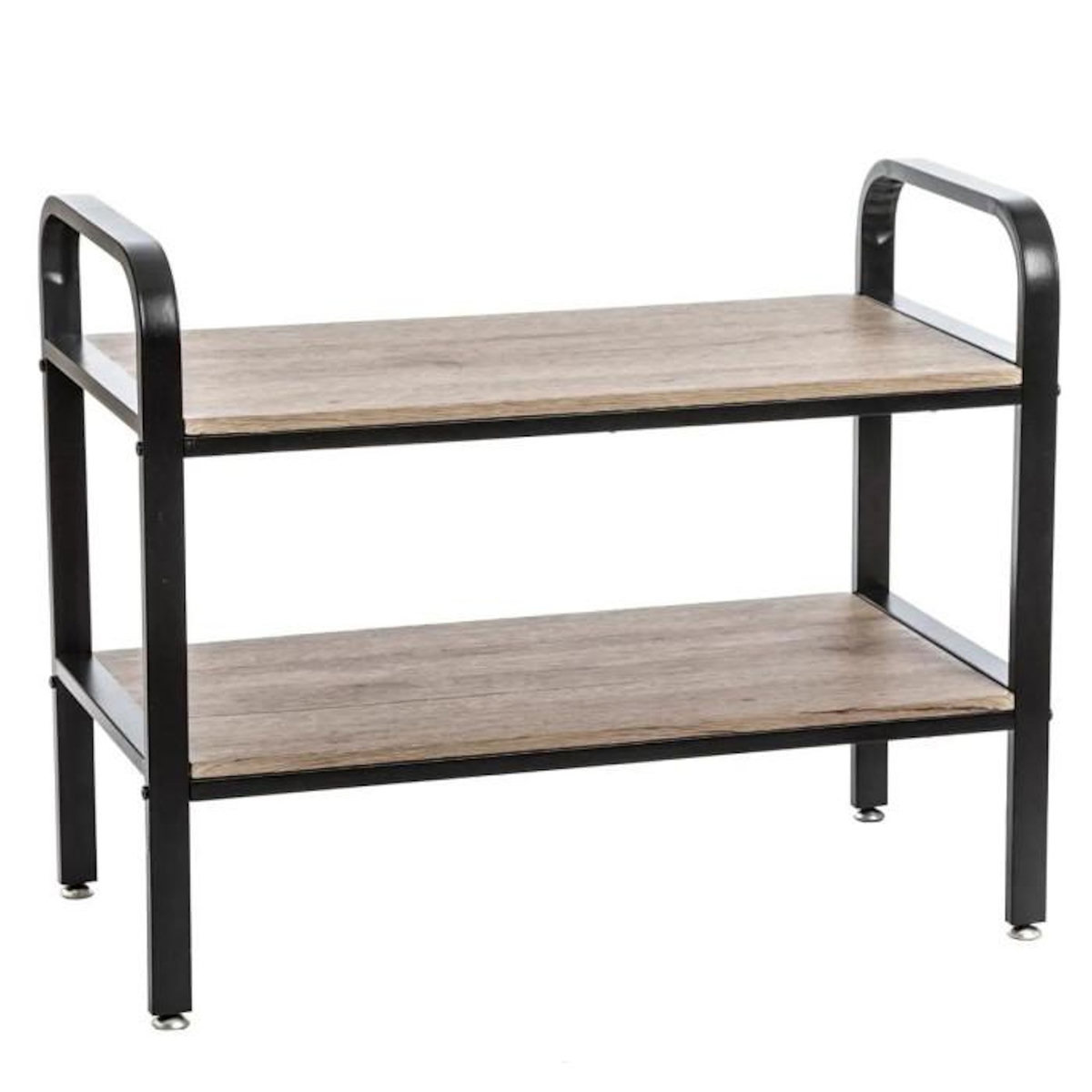 FIVE Range-Chaussures 2 Niveaux  Rack  71cm Gris