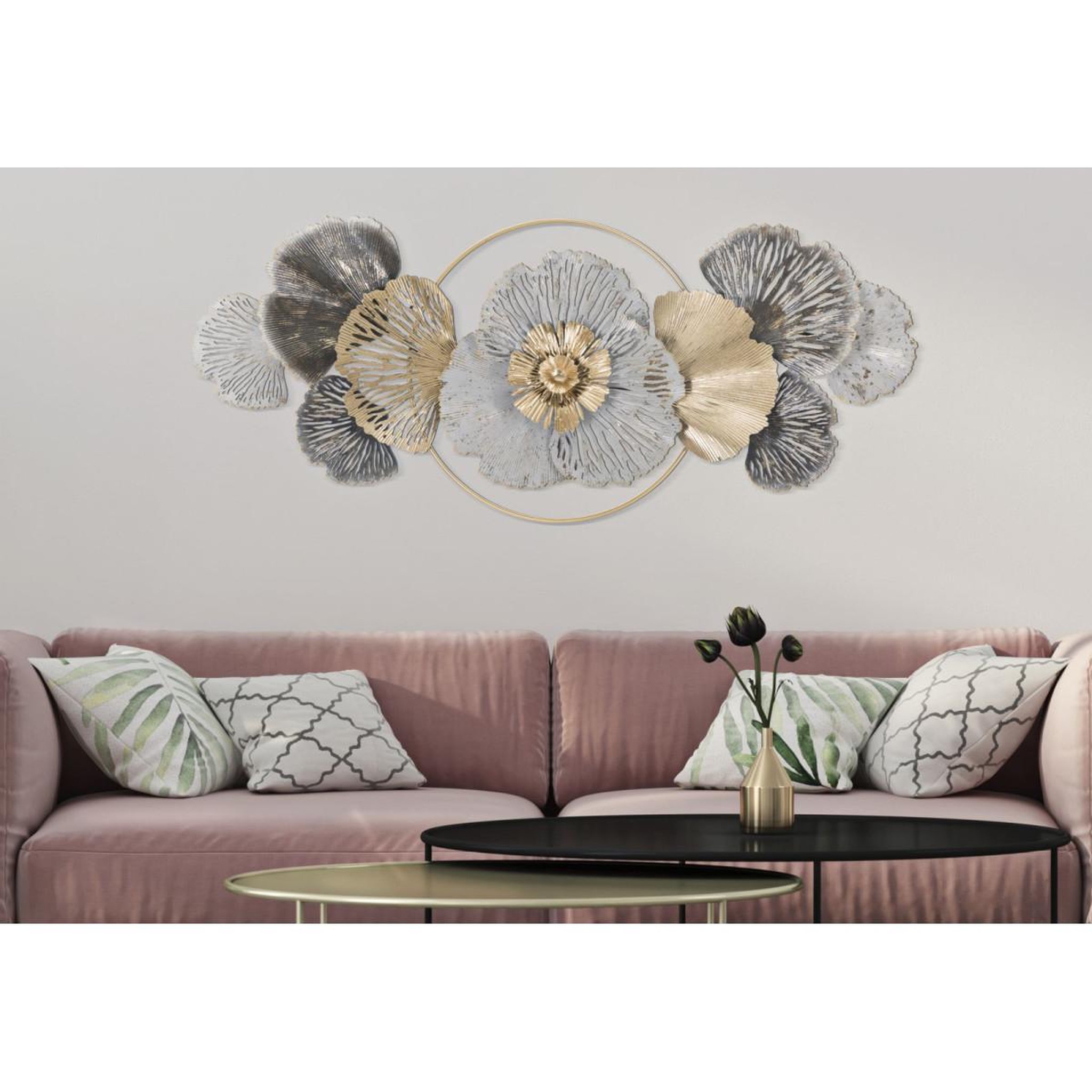 Voir la diapositive 5 : Paris Prix Décoration murale en métal  poxy  130cm multicolore