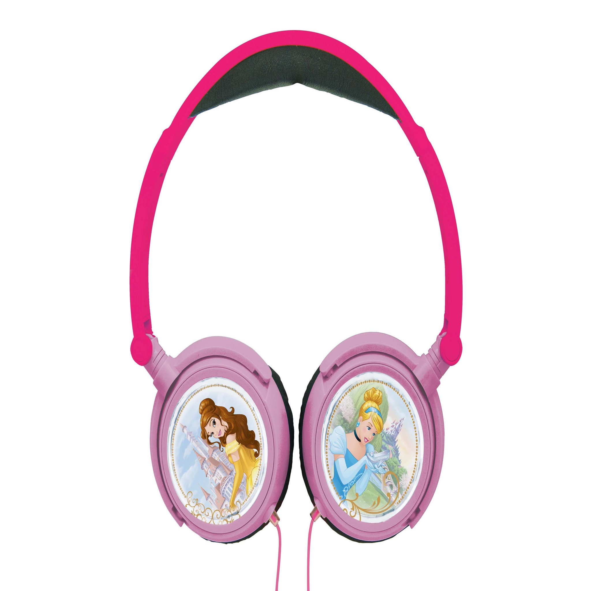 Voir la diapositive 3 : Lexibook Casque stéréo filaire pliable avec limitation de volume d'écoute Disney Princesses