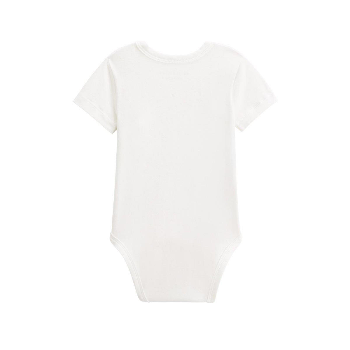 Petit Béguin Lot de 2 bodies bébé manches courtes ouverture croisée Yao