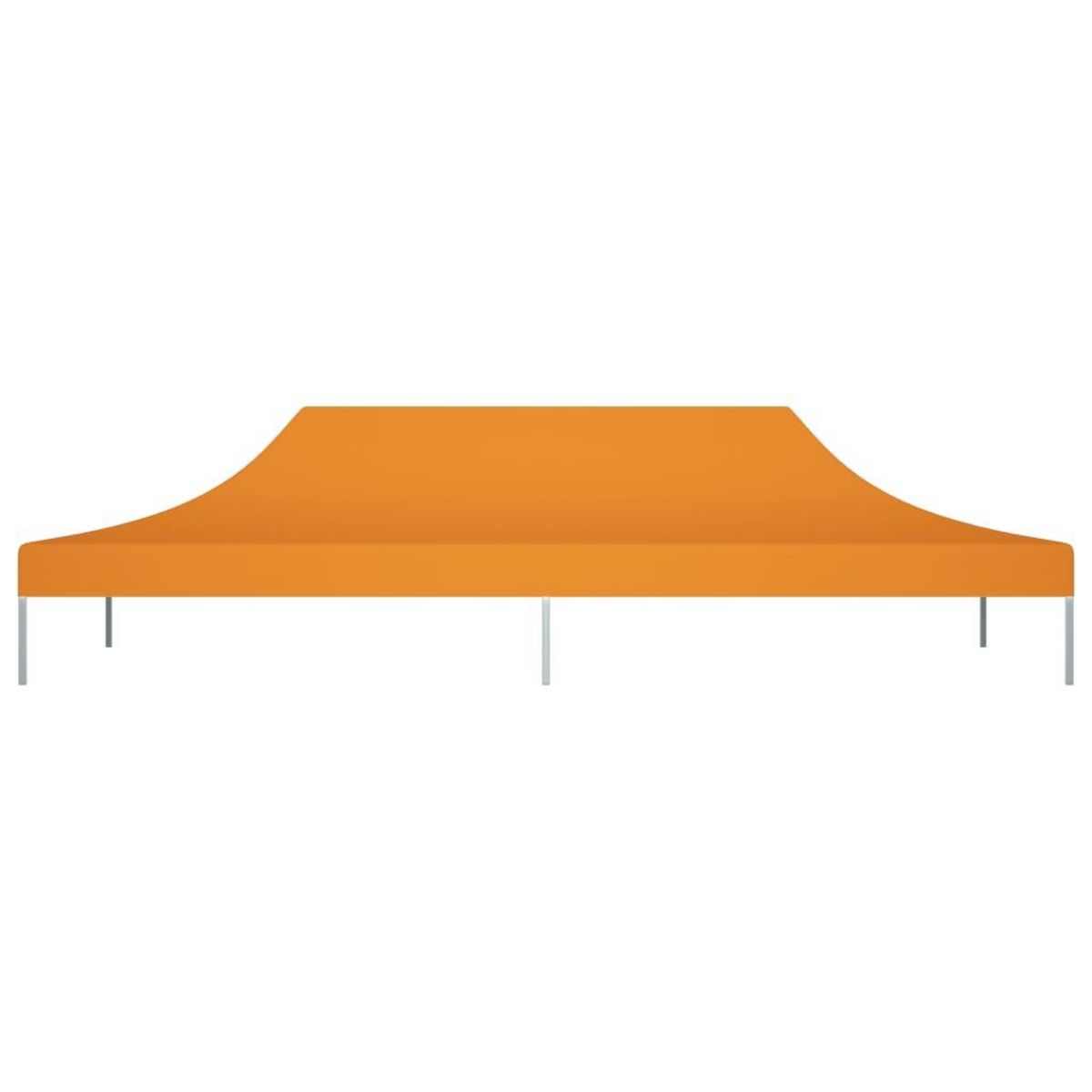 VIDAXL Toit de tente de reception 6x3 m Orange 270 g/m^2