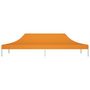 Voir la diapositive 3 : VIDAXL Toit de tente de reception 6x3 m Orange 270 g/m^2
