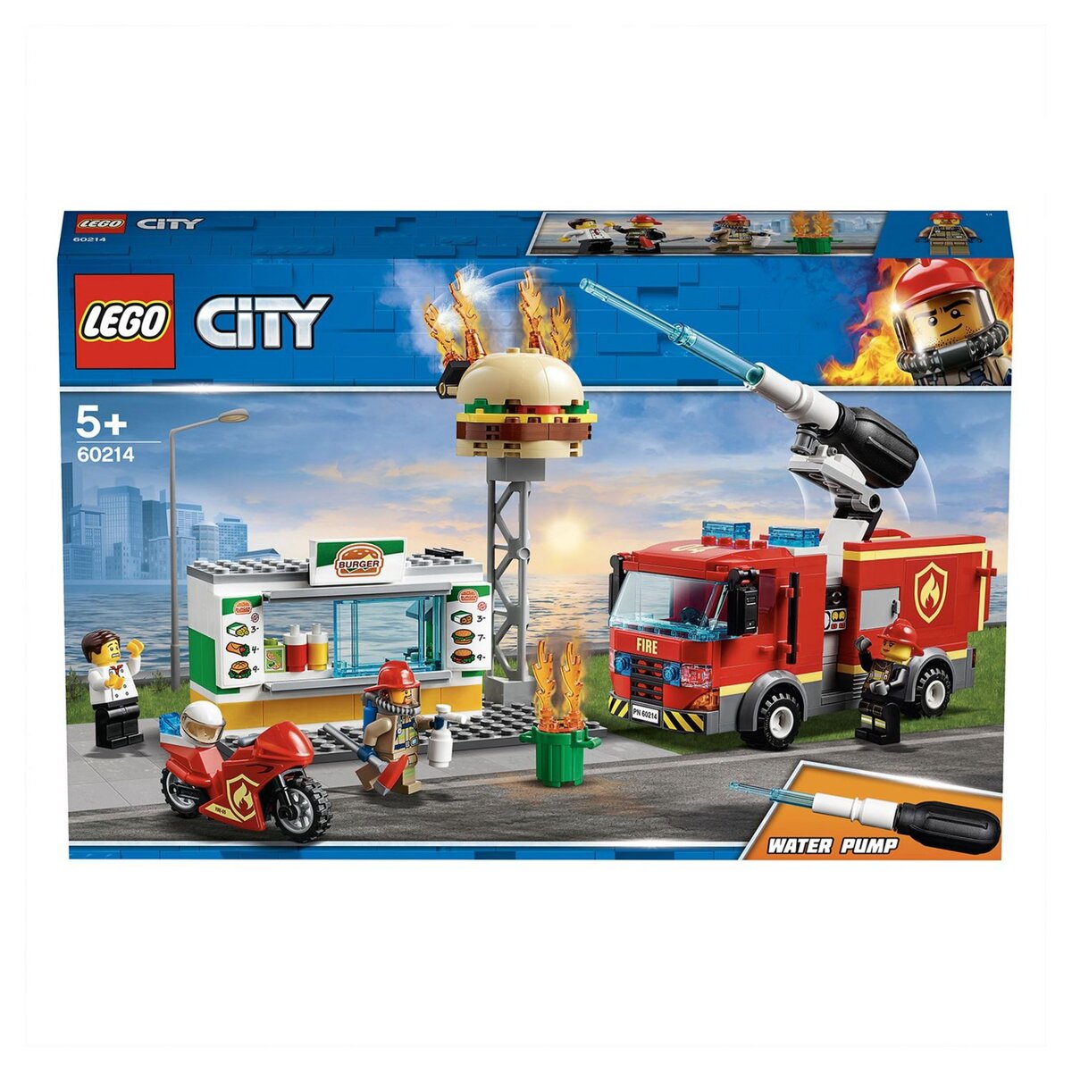 LEGO City 60214 - L'intervention des pompiers au restaurant de burgers