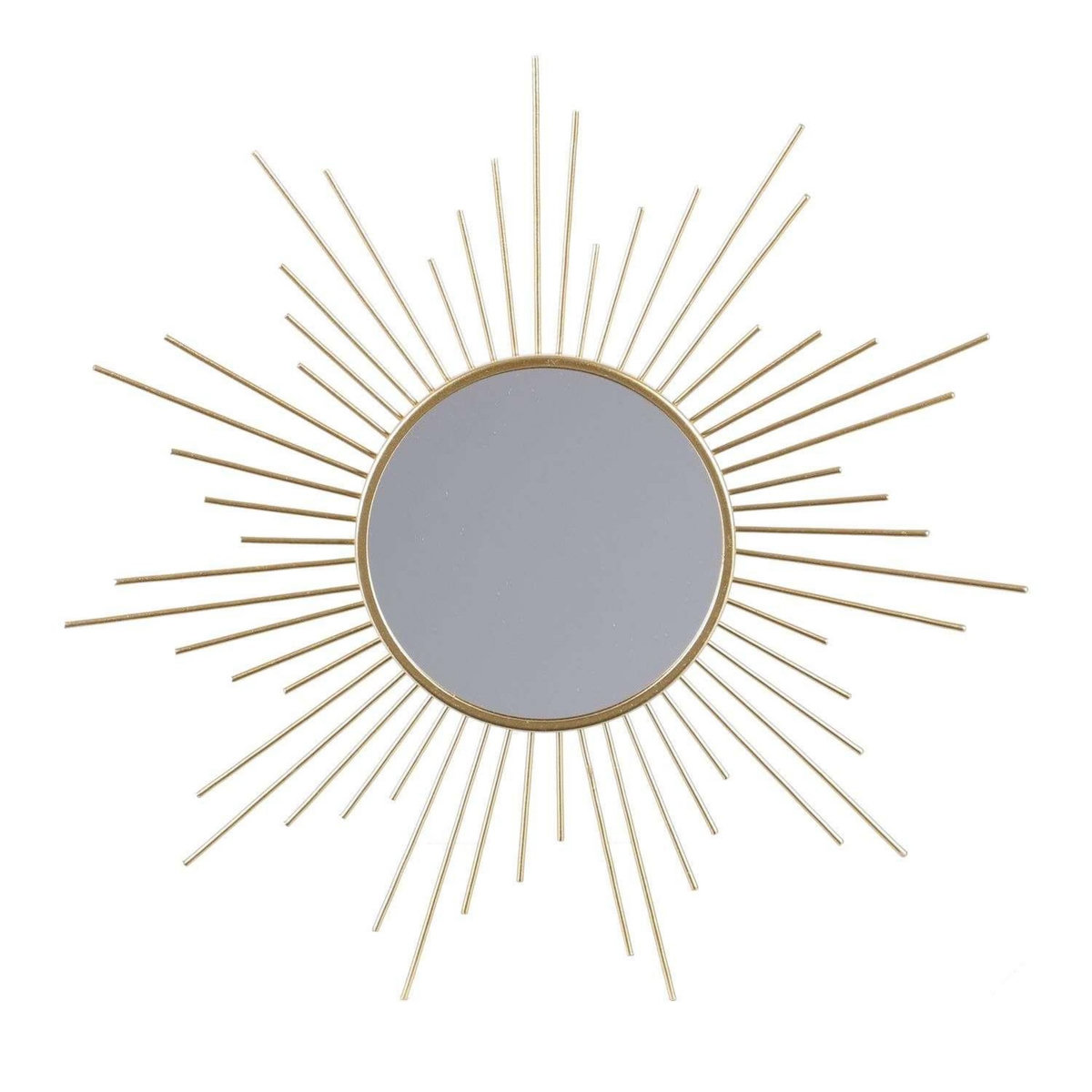 DIVERS Set de 3 miroirs Gold Home - Doré