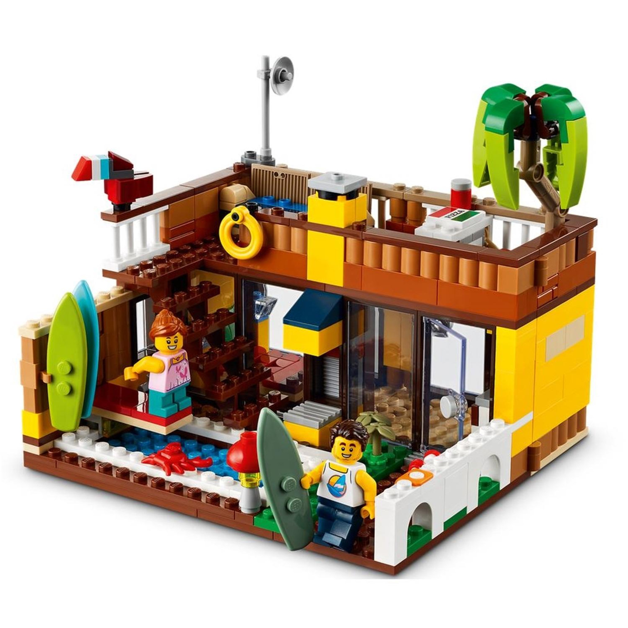 Voir la diapositive 5 : LEGO Creator 3-en-1 La maison sur la plage du surfeur