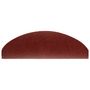 Voir la diapositive 5 : VIDAXL Tapis d'escalier auto-adhesif Poinçon aiguillete 15 pcs Rouge