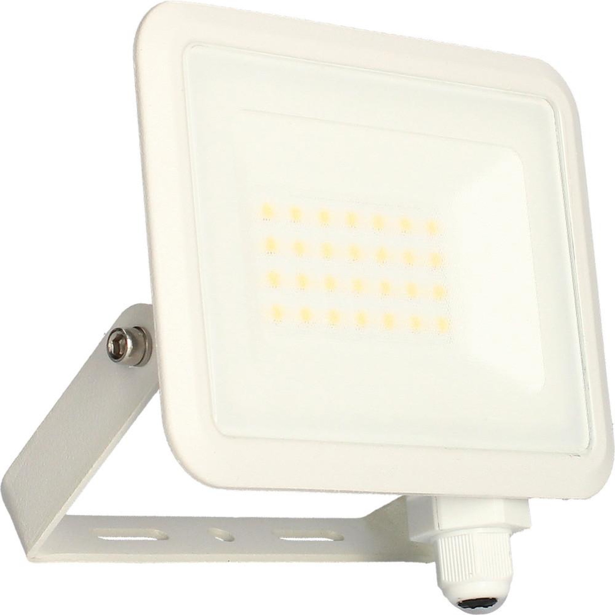 CENTRALE BRICO Projecteur mural kreon 2 - ip65, 20w, 4000k, 2000lm, blanc
