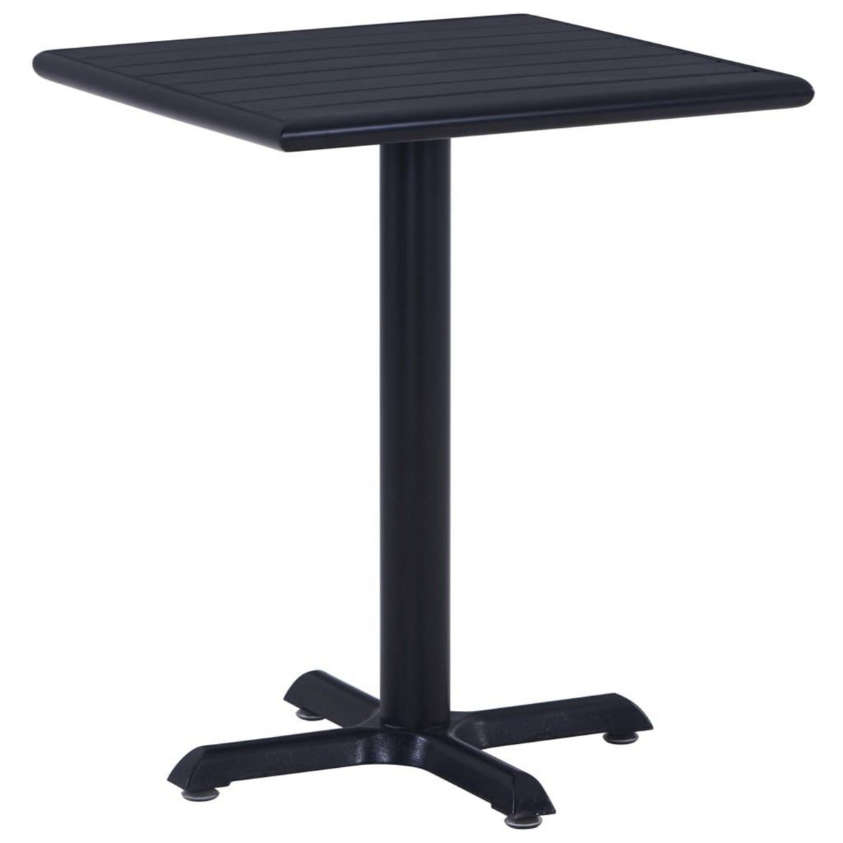 VIDAXL Table de jardin Noir 60x60x75 cm