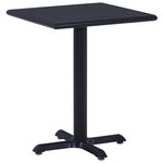 VIDAXL Table de jardin Noir 60x60x75 cm