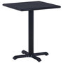 Voir la diapositive 1 : VIDAXL Table de jardin Noir 60x60x75 cm