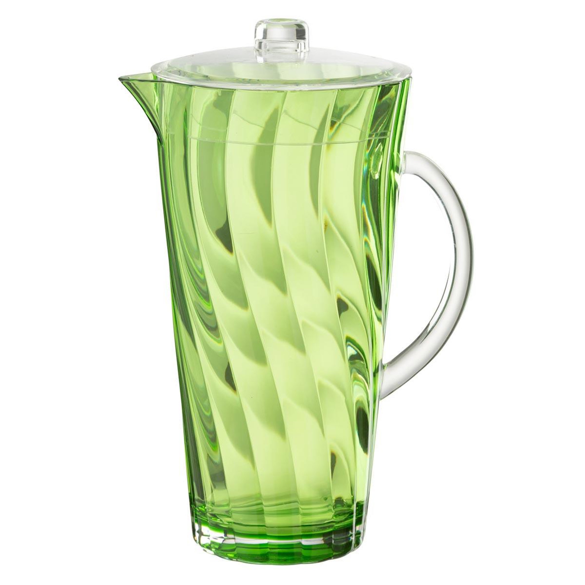 J-LINE Carafe réutilisable  vague  2,32l vert foncé