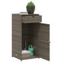 Voir la diapositive 5 : VIDAXL Armoire de rangement de jardin gris 55x55x111 cm resine tressee