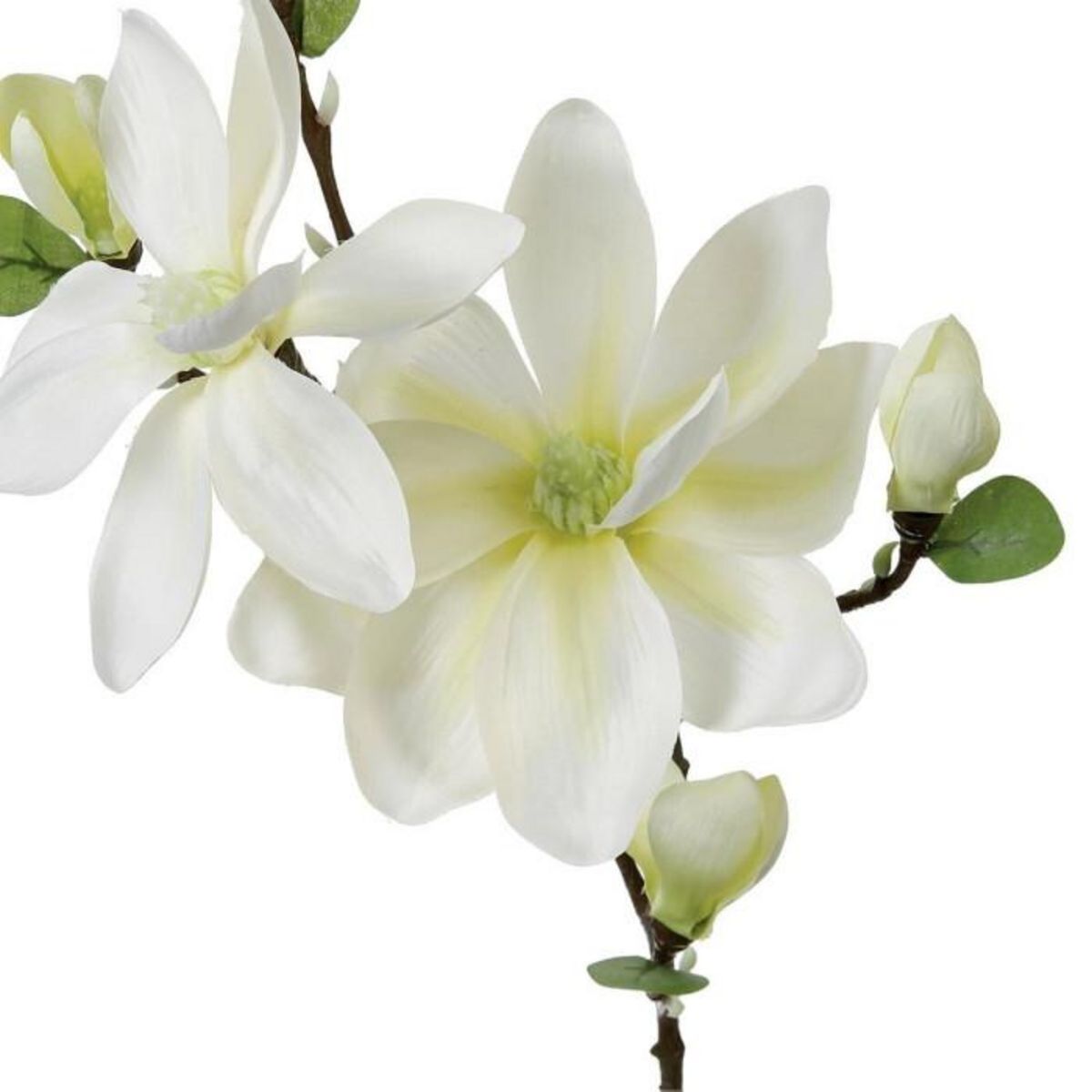 ATMOSPHERA Fleur Artificielle  Magnolia  83cm Blanc