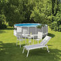 Voir la diapositive 6 : INTEX Piscine tubulaire Prism Frame ronde 5,49 x 1,22 m - Intex