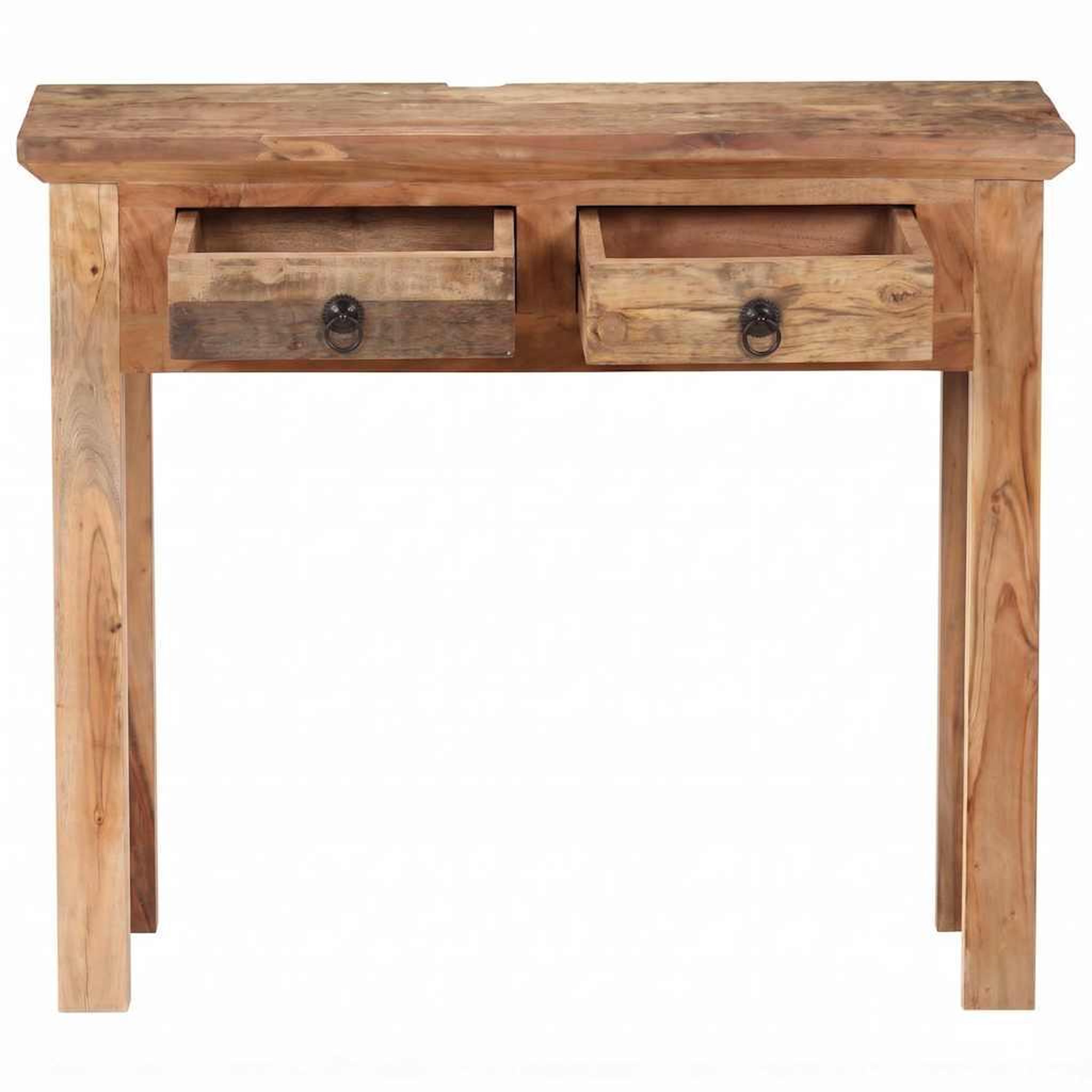 Voir la diapositive 2 : VIDAXL Table console 90,5x30x75 cm bois d'acacia et de recuperation