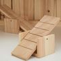 Voir la diapositive 5 : tectake Clapier pour petits rongeurs en bois marron