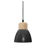ATMOSPHERA Lampe Suspension Métal  Cloche  19cm Noir
