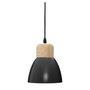 Voir la diapositive 1 : ATMOSPHERA Lampe Suspension Métal  Cloche  19cm Noir
