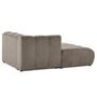 Voir la diapositive 5 : LISA DESIGN Debbie - module d'assise méridienne gauche en tissu texturé
