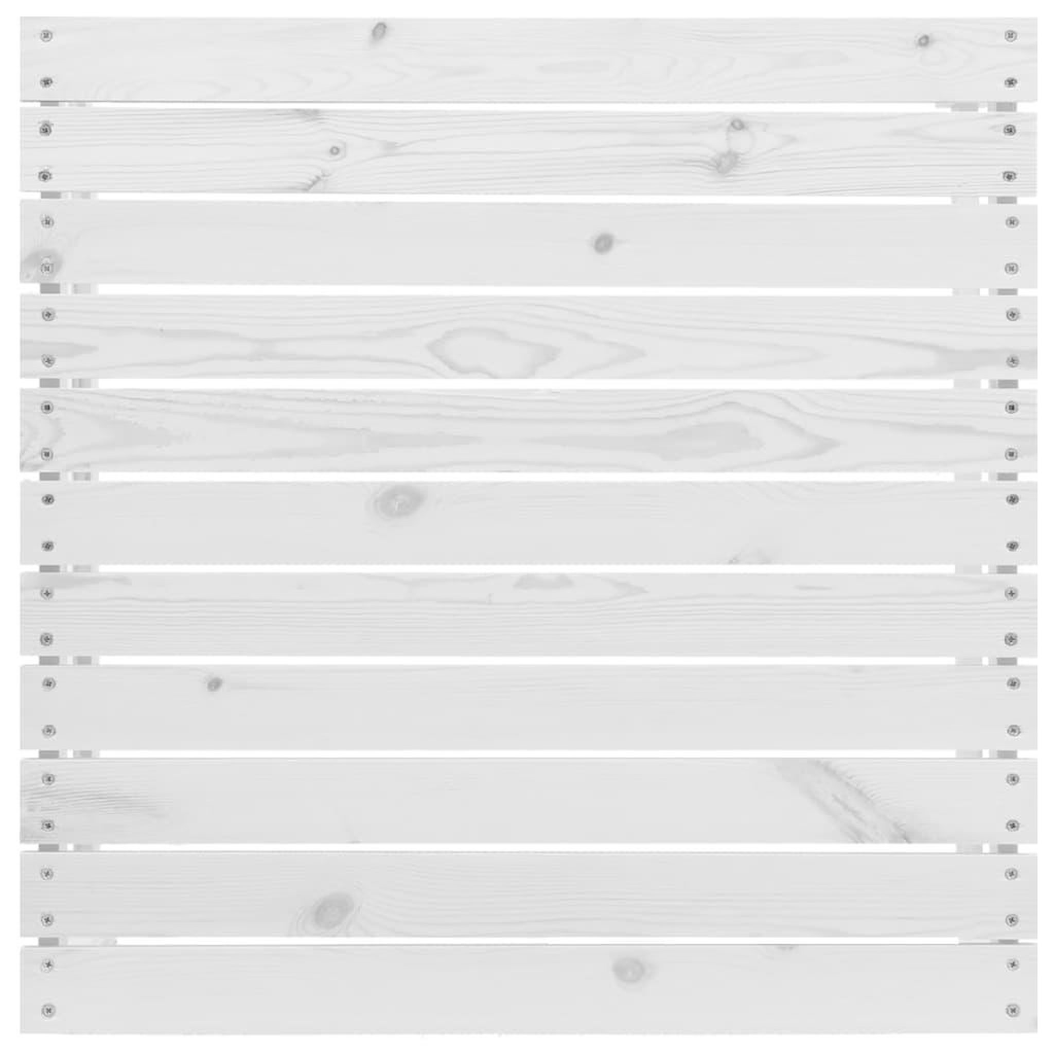 Voir la diapositive 4 : VIDAXL Repose-pied de jardin blanc bois de pin massif