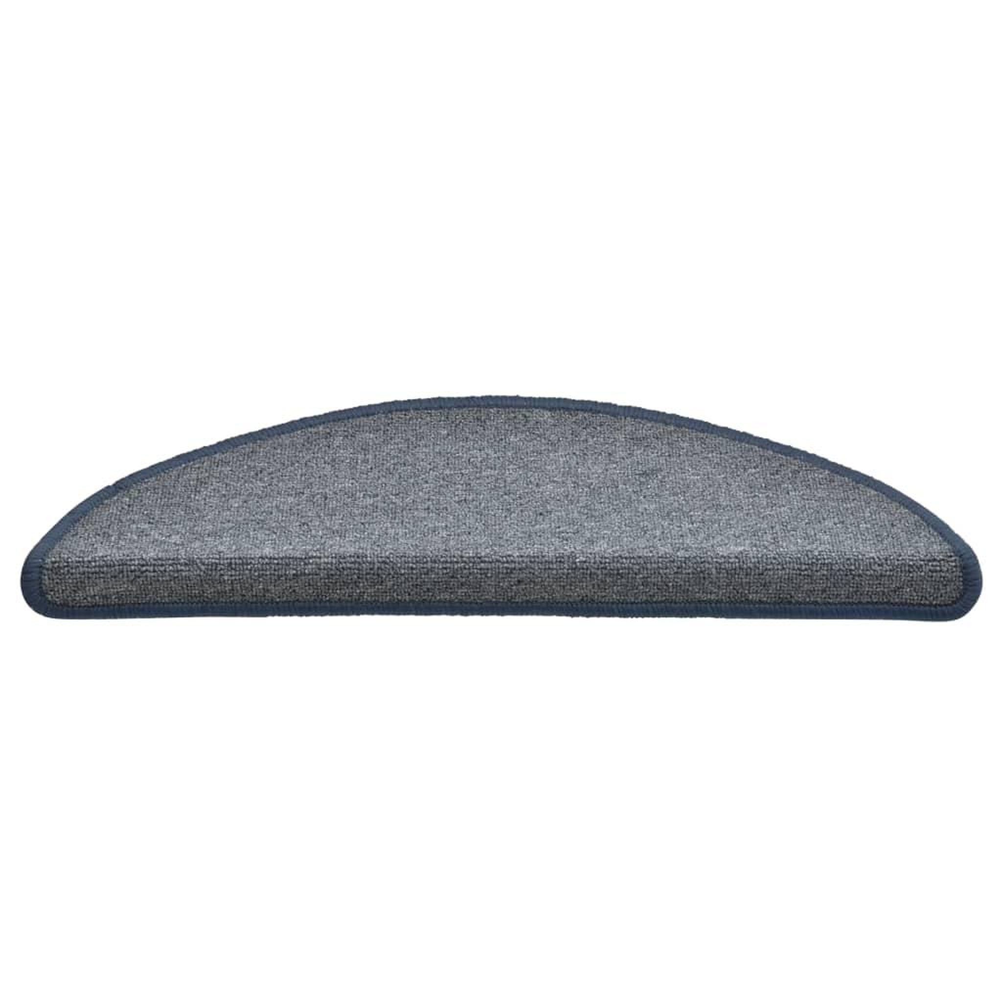 Voir la diapositive 5 : VIDAXL Tapis de marches d'escalier 15 pcs Gris clair et bleu 56x17x3cm