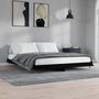 Voir la diapositive 3 : VIDAXL Cadre de lit sans matelas noir 200x200 cm bois d'ingenierie