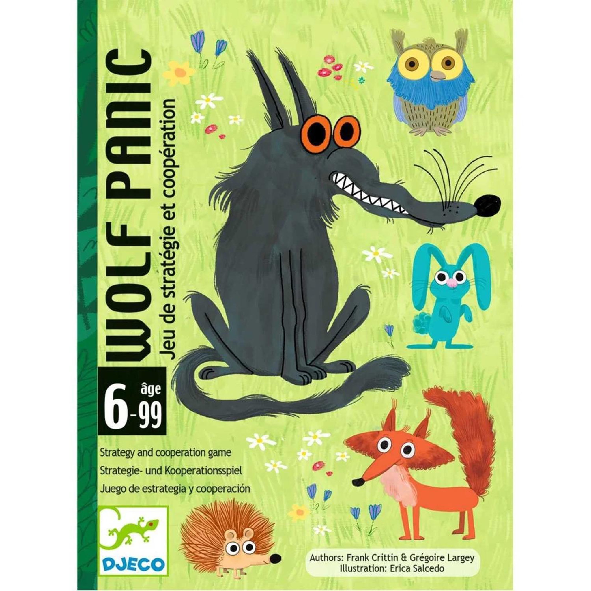 Voir la diapositive 3 : Djeco Jeu de cartes - Wolf panic