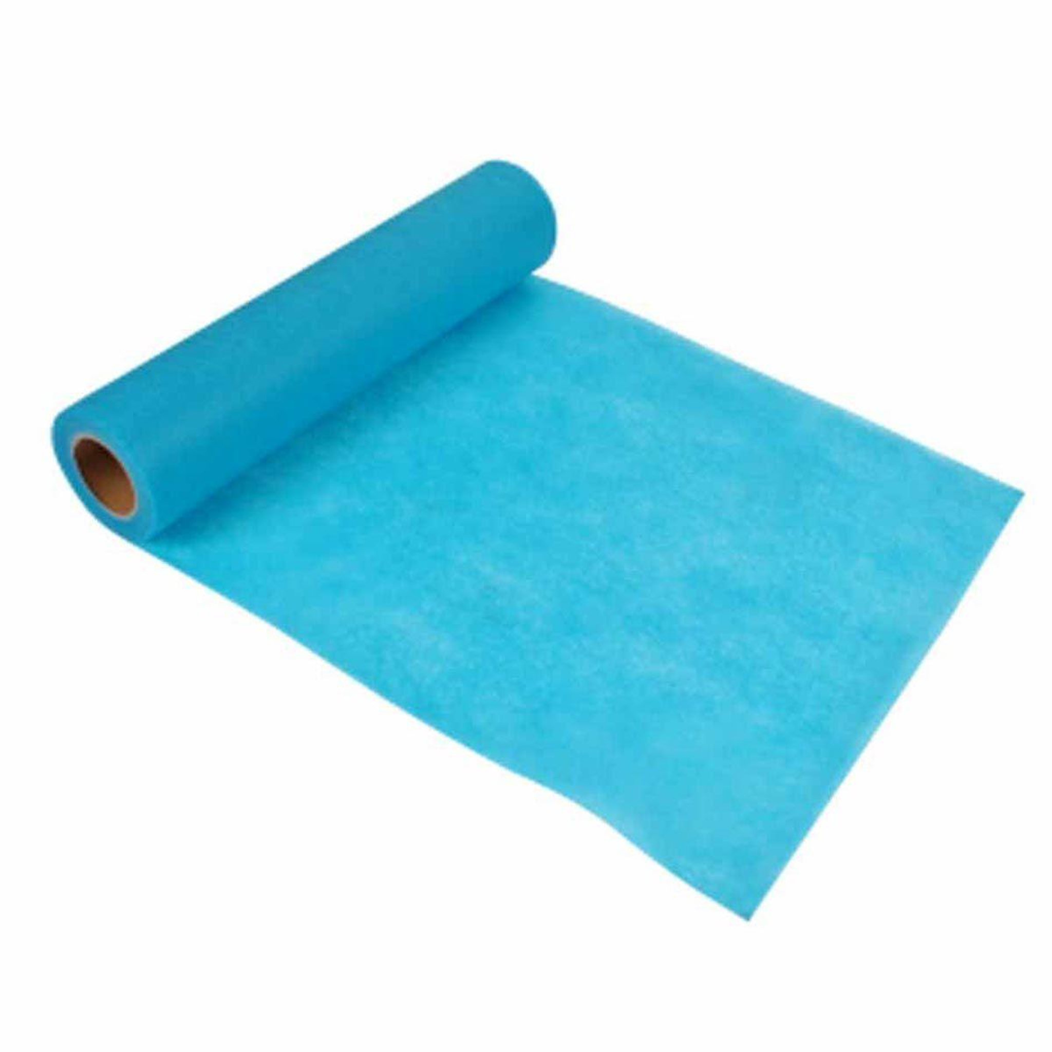 HOMEA Chemin de table jetable  intissé  30cmx7m bleu