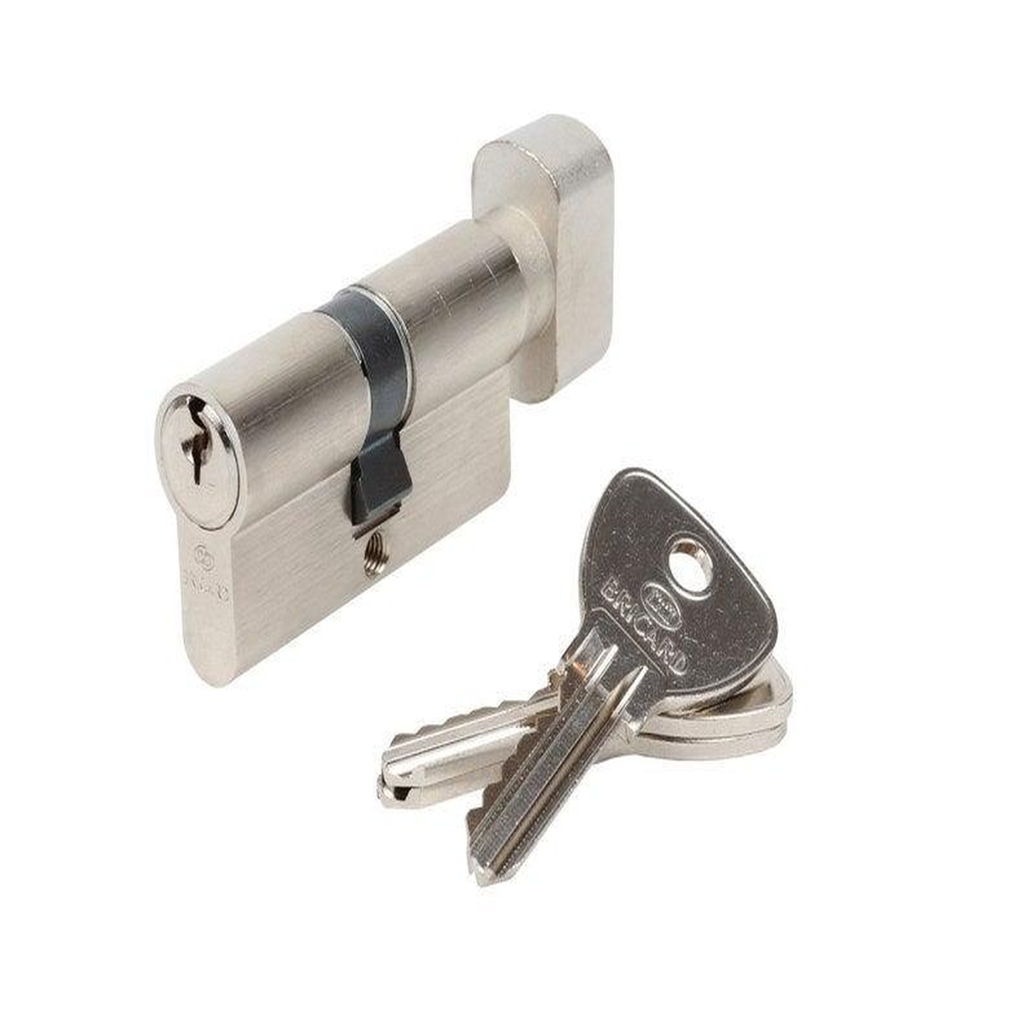 CENTRALE BRICO Cylindre De Serrure Alpha Bouton L.30 + 30 Mm