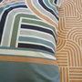 Voir la diapositive 2 : COTE DECO Housse de couette 140x200 + 1 taie LOUTE 100% Coton 57 fils