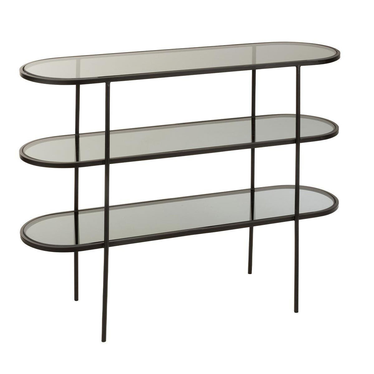 Paris Prix Étagère 3 Niveaux Design  Juto  100cm Noir