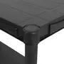 iTools Etagère 3 tablettes polypropylène noir Charge 90kg Montage facile Intérieur/Extérieur L61xP31xH95 cm ITOOLS