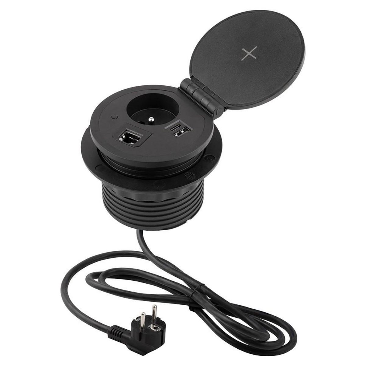 CENTRALE BRICO Prise électrique StrongPower, 1x 230V, 1x USB A/C, FR