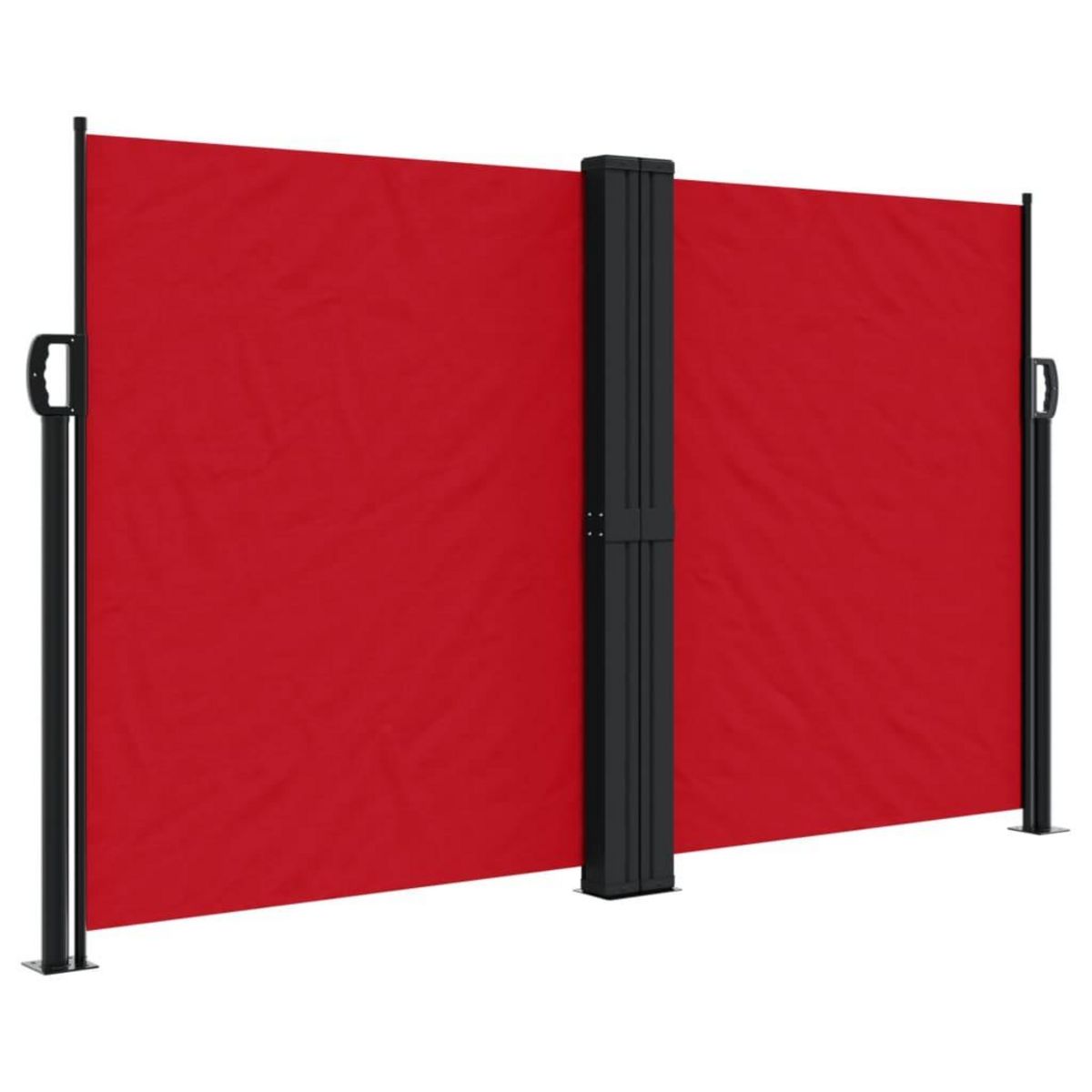 VIDAXL Auvent lateral retractable rouge 140x1000 cm