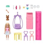 BARBIE Barbie - Coffret La maison transformable de Chelsea - Avec accessoires - Barbie - JFW49