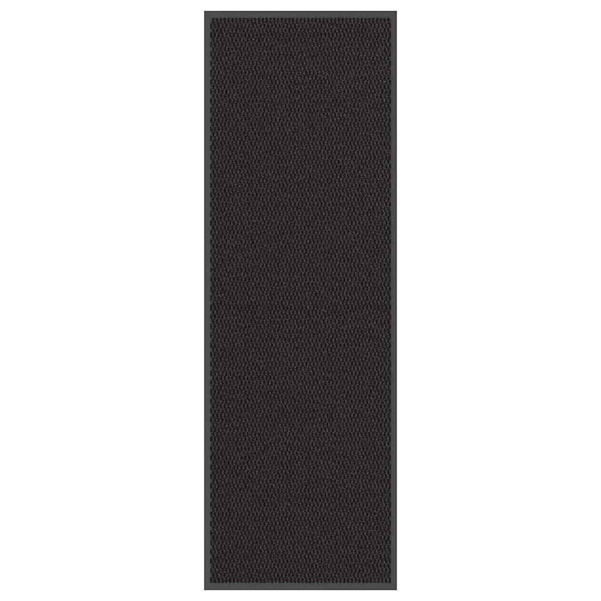 VIDAXL Paillasson noir 60x180 cm
