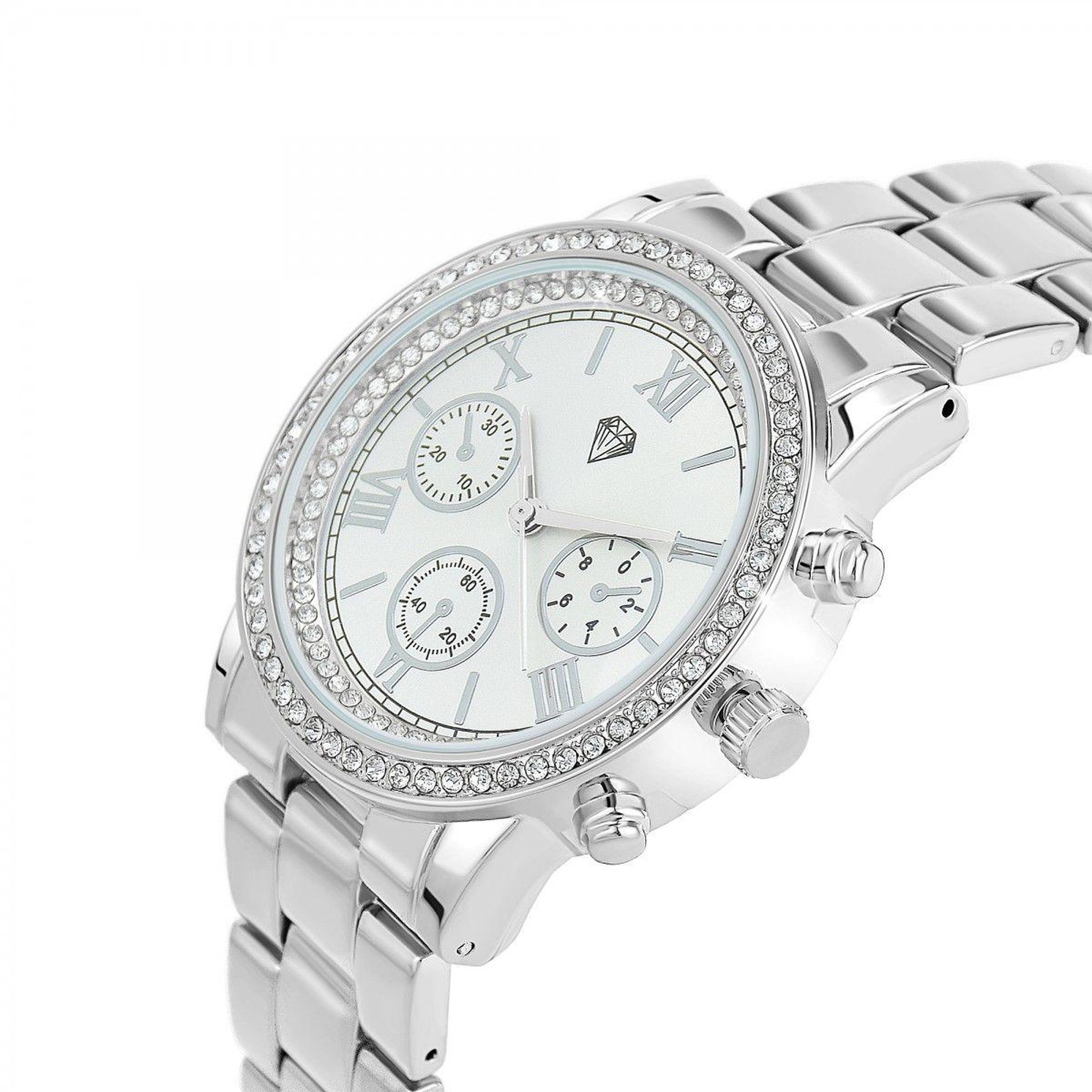 Voir la diapositive 3 : SC CRYSTAL Montre Mayane élégante ornée de Cristaux scintillants par SC Crystal