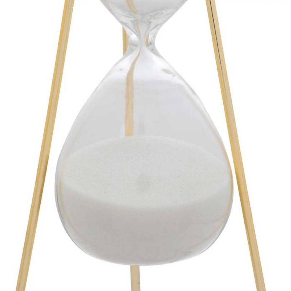 ATMOSPHERA Sablier Déco Effet Marbre  Olen  21cm Gris