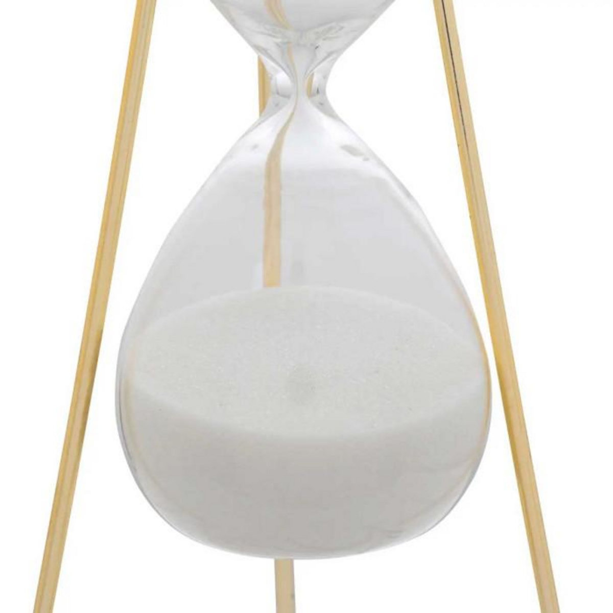 ATMOSPHERA Sablier Déco Effet Marbre  Olen  21cm Gris