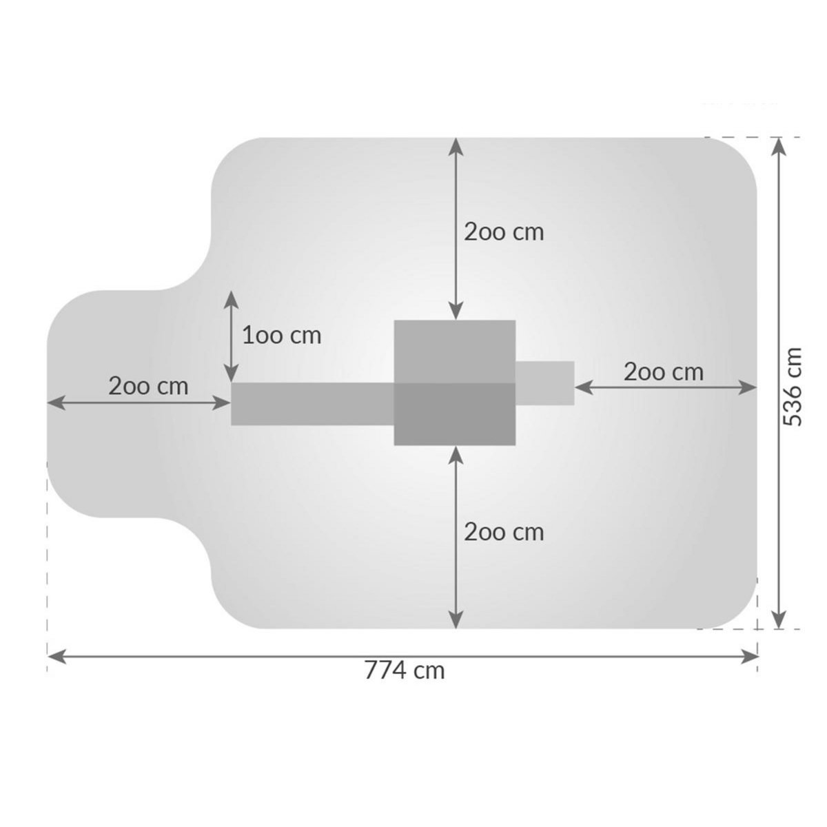 Fungoo Aire de jeux Joy - Toboggan Vert - Fungoo