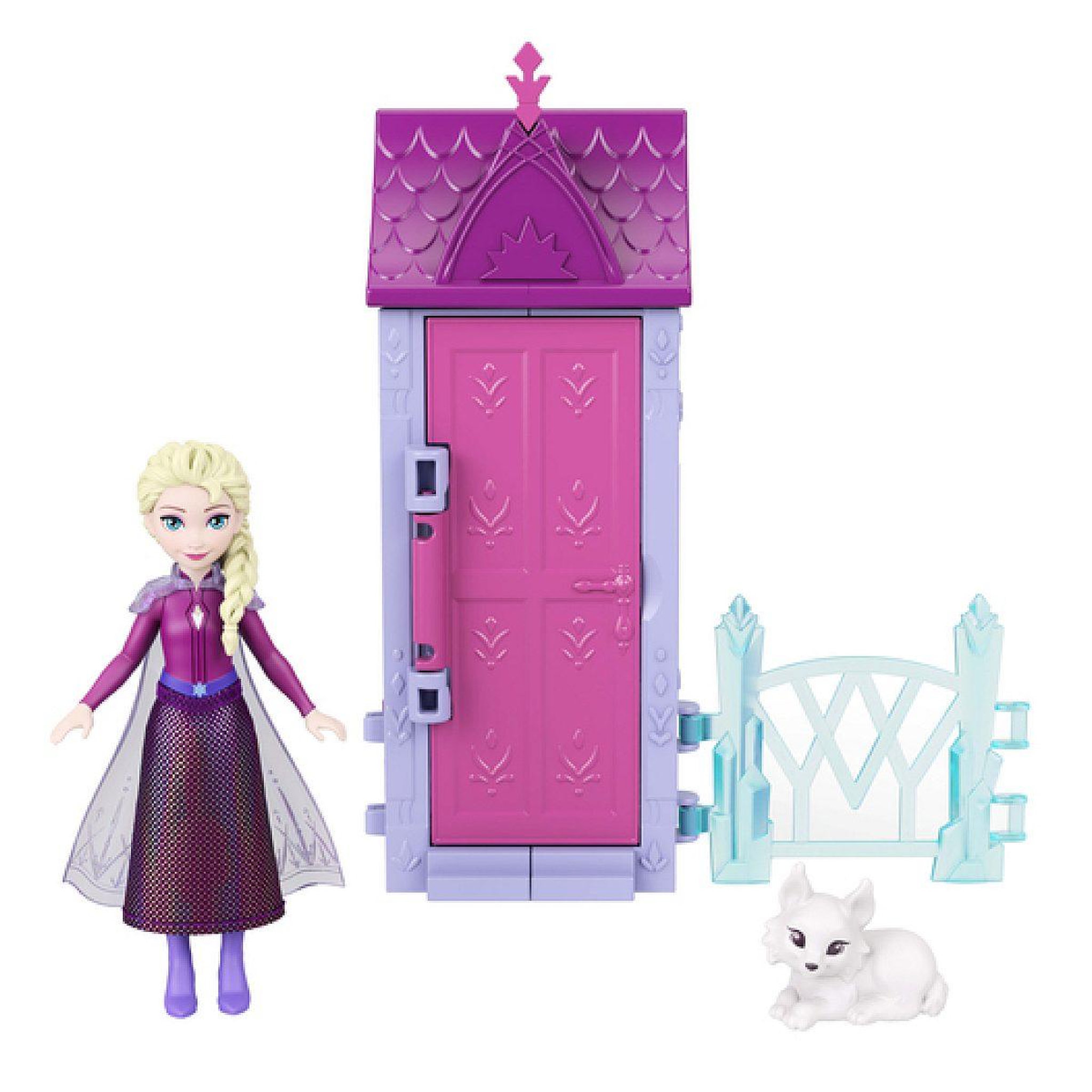 Voir la diapositive 3 : MATTEL La reine des neiges – maisonnettes d'arendelle surprise