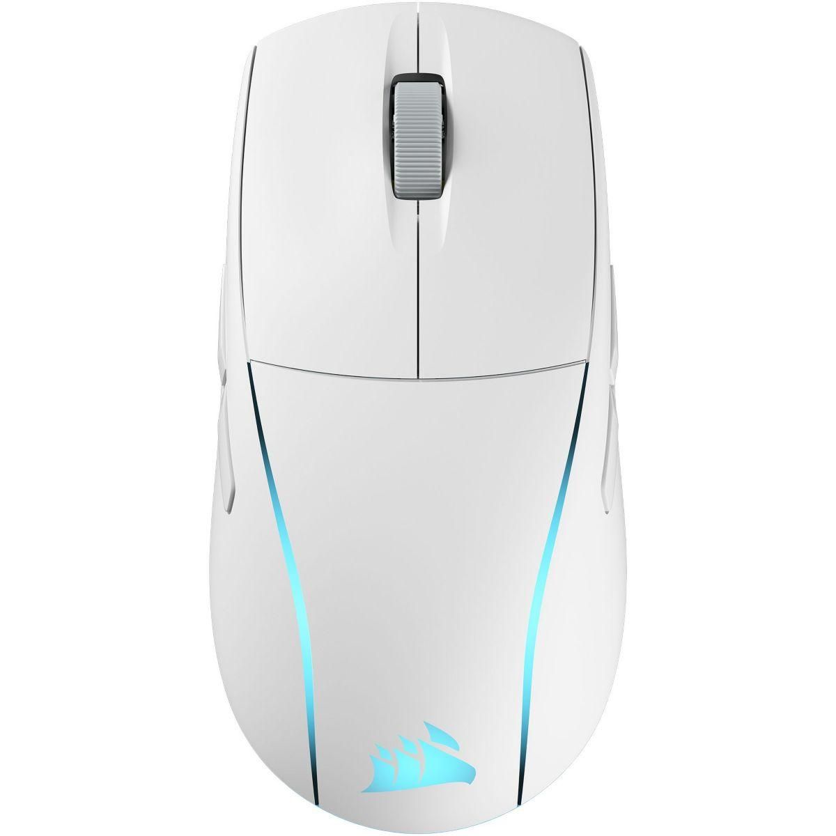 Corsair Souris Gamer Sans Fil M75 Wireless RGB Blanche