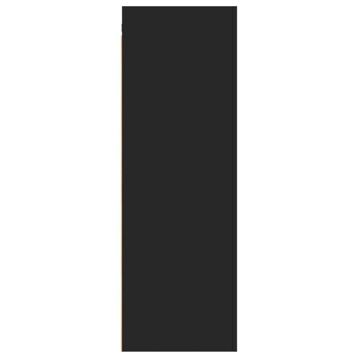 VIDAXL Meuble TV Noir 30,5x30x90 cm Bois d'ingenierie